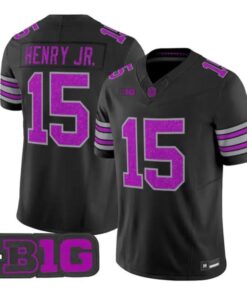 Chris Henry Jr Jersey #15 Ohio State Buckeyes Glitter Vapor Stitched by My Store NCAA Football Jerseys