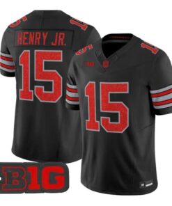 Chris Henry Jr Jersey #15 Ohio State Buckeyes Glitter Vapor Stitched by My Store NCAA Football Jerseys