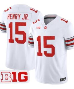 Chris Henry Jr Jersey #15 Ohio State Buckeyes Glitter Vapor Stitched by My Store NCAA Football Jerseys