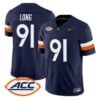 Chris Long Jersey #91 Virginia Cavaliers 2026 Vapor Limited Stitched
