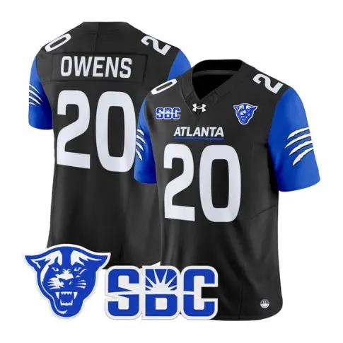 Coby Owens Jersey #20 Georgia State Panthers 2026 Vapor Stitched by My Store NCAA Football Jerseys