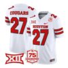 Cougars Jersey #27 Houston Cougars 2026 Football Vapor Limited Stitched White