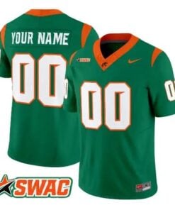 Custom Florida A&M Rattlers Jesey Name, Number 2026 Limited Stitched by My Store NCAA Football Jerseys