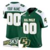 Custom Cal Poly Mustangs Jersey Name, Number 2026 Vapor Stitched