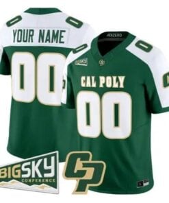 Custom Cal Poly Mustangs Jersey Name, Number 2026 Vapor Stitched by My Store NCAA Football Jerseys
