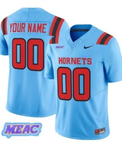 Custom Delaware State Hornets Jersey Name, Number 2026 Vapor Stitched by My Store NCAA Football Jerseys