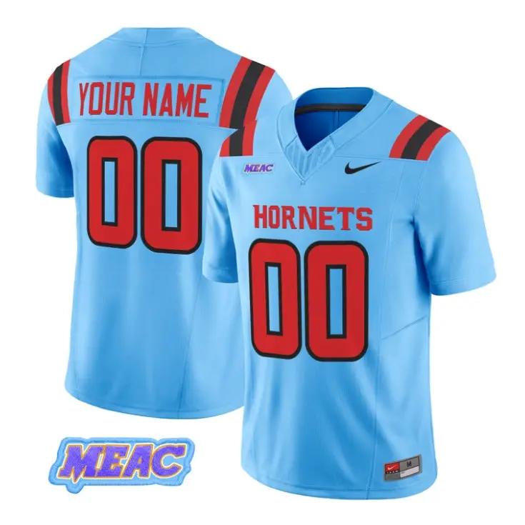 Custom Delaware State Hornets Jersey Name, Number 2026 Vapor Stitched by My Store NCAA Football Jerseys