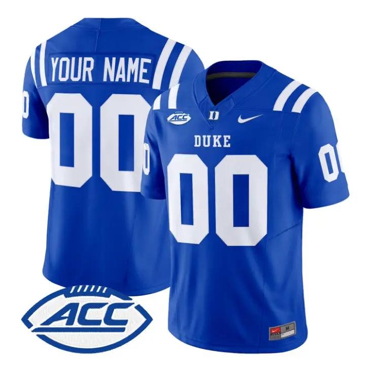 Custom Duke Blue Devils Jersey Name, Number 2026 Vapor All Stitched by My Store NCAA Football Jerseys