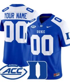 Custom Duke Blue Devils Jersey Name, Number 2026 Vapor All Stitched by My Store NCAA Football Jerseys