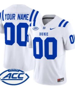 Custom Duke Blue Devils Jersey Name, Number 2026 Vapor All Stitched by My Store NCAA Football Jerseys