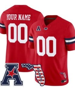 Custom Florida Atlantic Owls Jersey 2026 Florida Patch Vapor All Stitched by My Store NCAA Football Jerseys