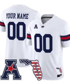 Custom Florida Atlantic Owls Jersey 2026 Florida Patch Vapor All Stitched by My Store NCAA Football Jerseys