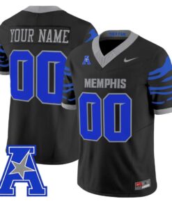 Custom Memphis Tigers Jersey Name, Number 2026 Vapor Limited Stitched by My Store NCAA Football Jerseys