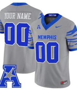 Custom Memphis Tigers Jersey Name, Number 2026 Vapor Limited Stitched by My Store NCAA Football Jerseys