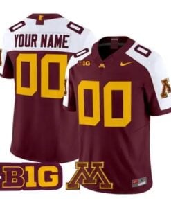 Custom Minnesota Golden Gophers Jersey 2026 Vapor All Stitched by My Store NCAA Football Jerseys