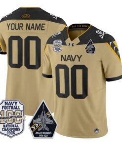 Custom Navy Midshipmen Jersey Jolly Rogers Edition Vapor All Stitched by My Store NCAA Football Jerseys
