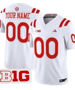 Custom Nebraska Huskers Jersey Name, Number 2026 Limited Stitched by My Store NCAA Football Jerseys