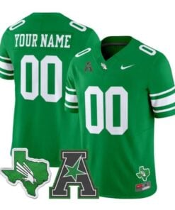 Custom North Texas Mean Green Jersey Name, Number 2026 All Stitched by My Store NCAA Football Jerseys
