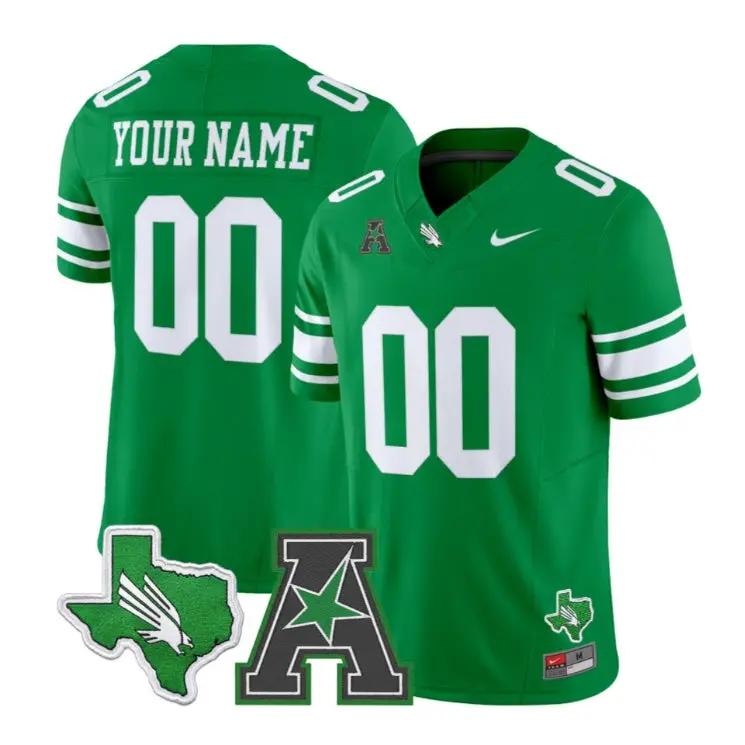 Custom North Texas Mean Green Jersey Name, Number 2026 All Stitched by My Store NCAA Football Jerseys