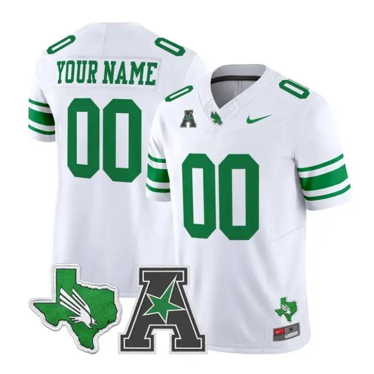 Custom North Texas Mean Green Jersey Name, Number 2026 All Stitched by My Store NCAA Football Jerseys