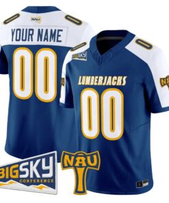 Custom Northern Arizona Lumberjacks Jersey Name, Number 2026 Stitched by My Store NCAA Football Jerseys
