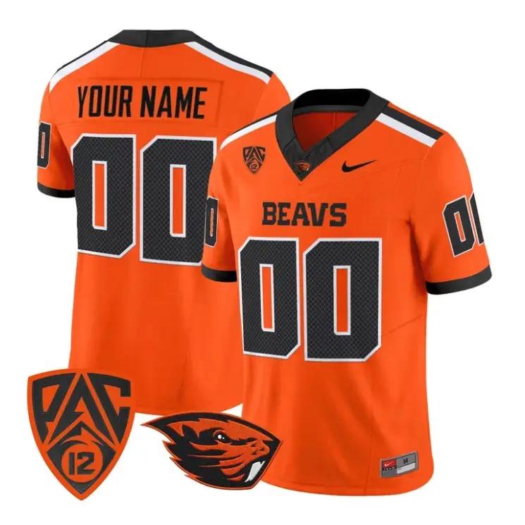 Custom Oregon State Beavers Jersey 2026 Vapor Limited All Stitched by My Store NCAA Football Jerseys