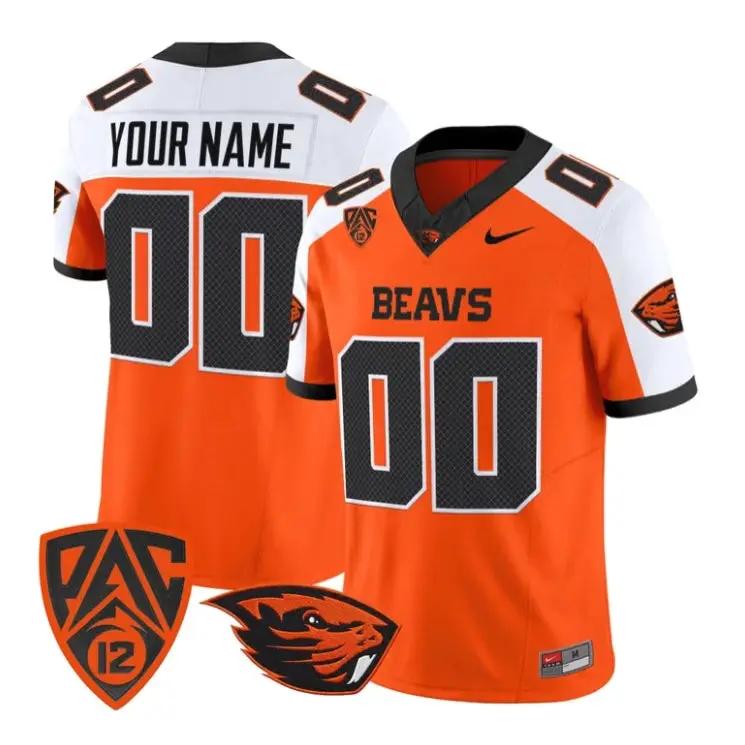 Custom Oregon State Beavers Jersey 2026 Vapor Limited All Stitched by My Store NCAA Football Jerseys
