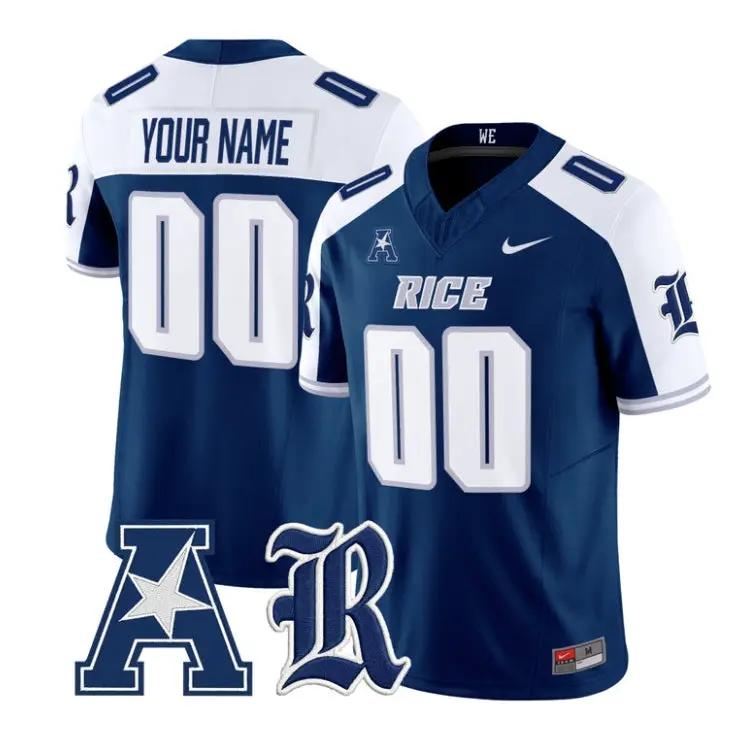 Custom Rice Owls Jersey Name, Number 2026 Vapor Limited All Stitched by My Store NCAA Football Jerseys