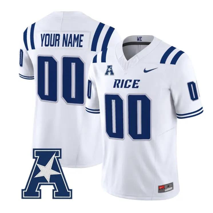 Custom Rice Owls Jersey Name, Number 2026 Vapor Limited All Stitched by My Store NCAA Football Jerseys
