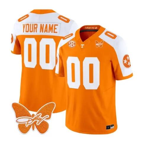 Custom Tennessee Volunteers Jersey 2026 Vapor All Stitched by My Store NCAA Football Jerseys