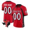 Custom Texas Tech Red Raiders Jersey 2026 Texas Patch All Vapor Stitched