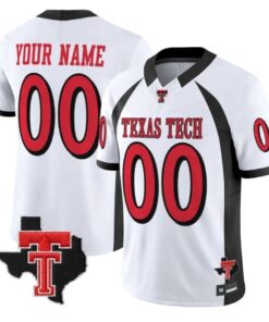 Custom Texas Tech Red Raiders Jersey 2026 Texas Patch All Vapor Stitched by My Store NCAA Football Jerseys