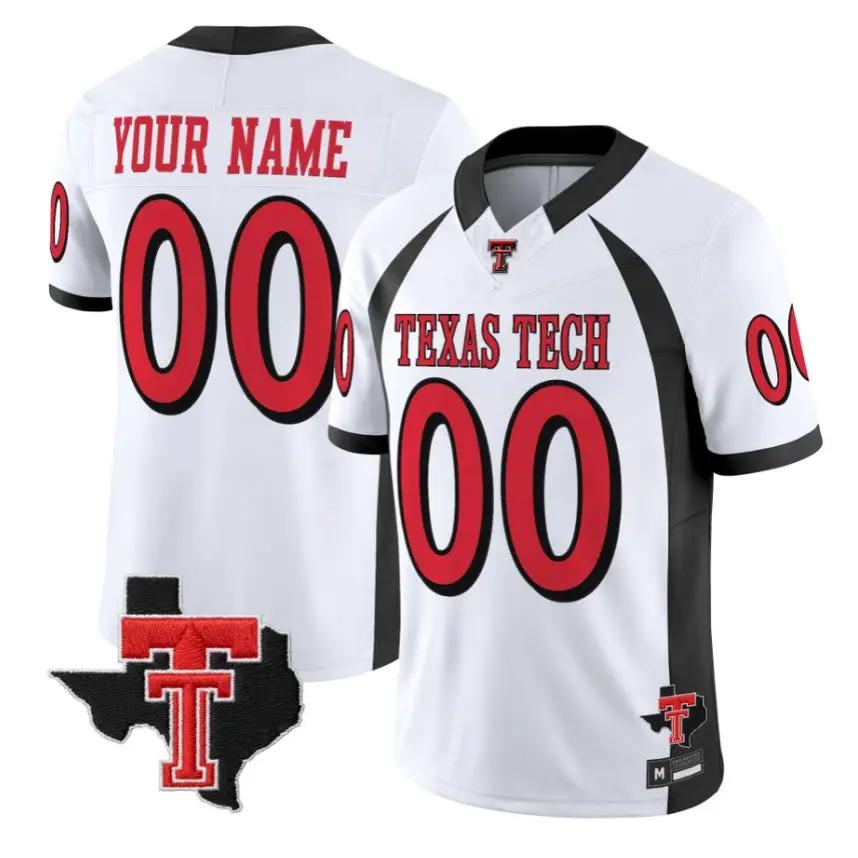 Custom Texas Tech Red Raiders Jersey 2026 Texas Patch All Vapor Stitched by My Store NCAA Football Jerseys