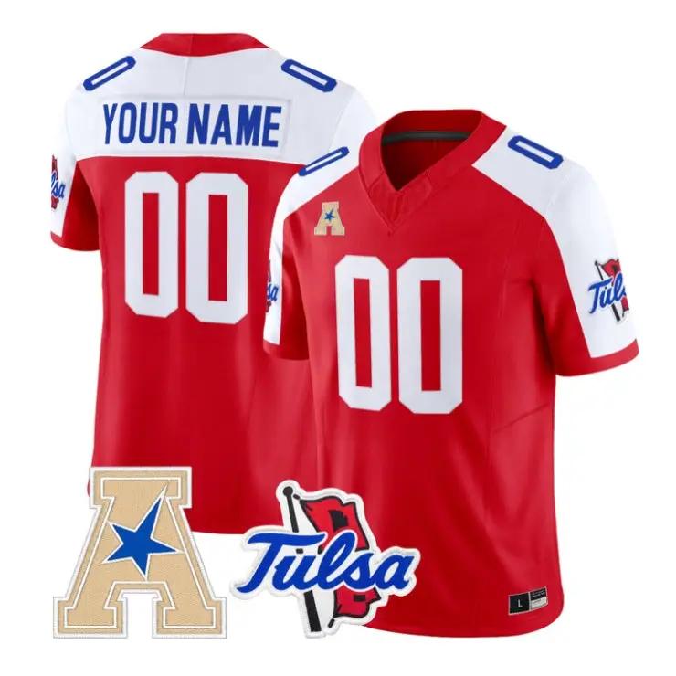 Custom Tulsa Golden Hurricane Jersey 2026 Vapor Limited All Stitched by My Store NCAA Football Jerseys