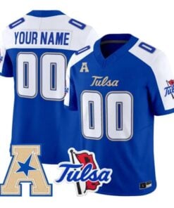 Custom Tulsa Golden Hurricane Jersey 2026 Vapor Limited All Stitched by My Store NCAA Football Jerseys