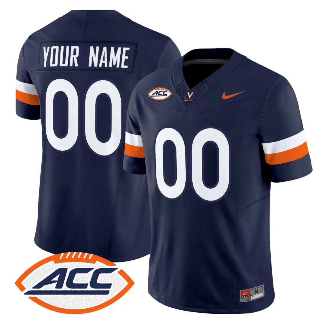 Custom Virginia Cavaliers Jersey Name, Number 2026 Vapor Limited Stitched by My Store NCAA Football Jerseys