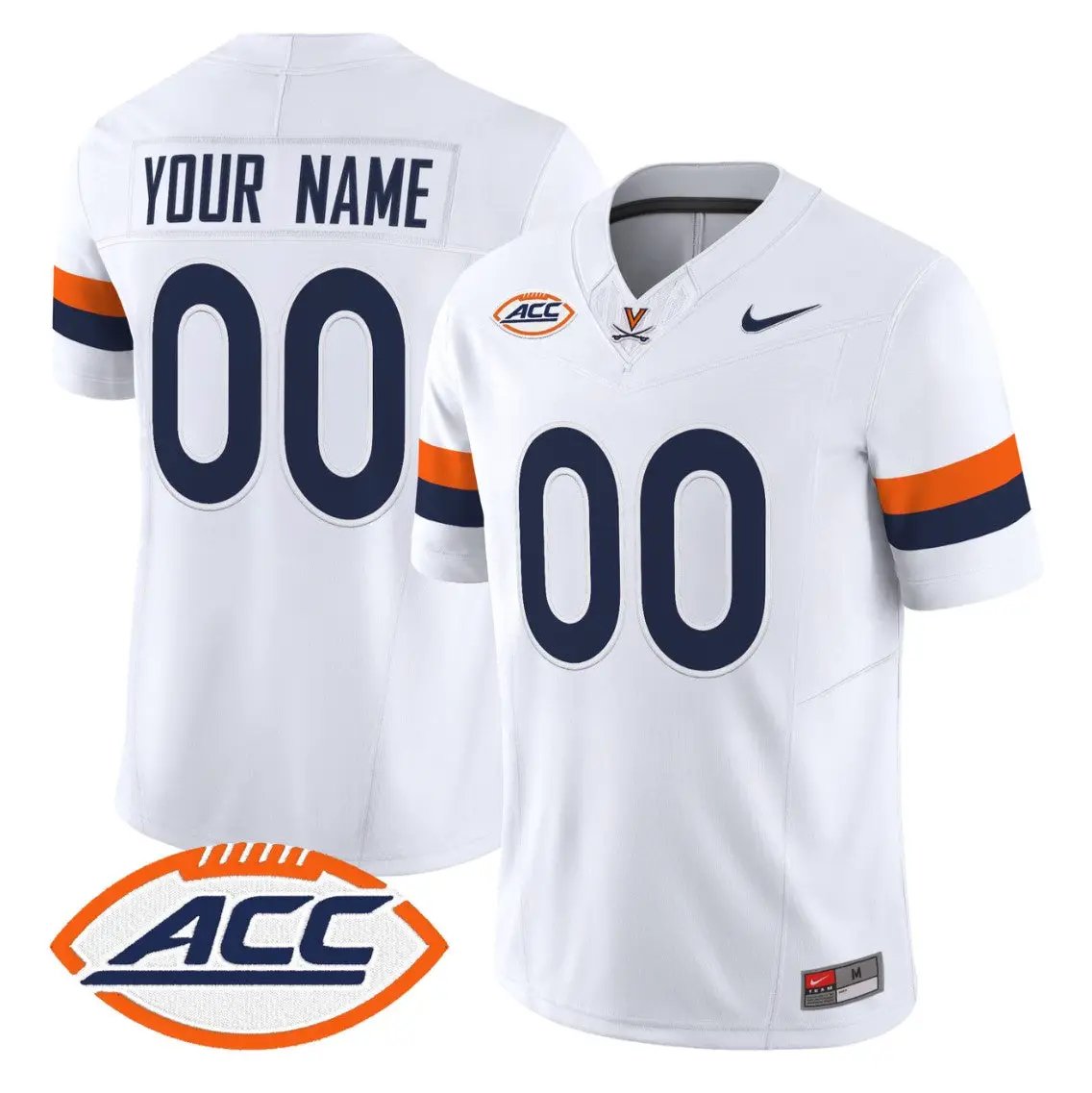 Custom Virginia Cavaliers Jersey Name, Number 2026 Vapor Limited Stitched by My Store NCAA Football Jerseys
