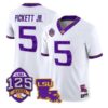DJ Pickett Jersey #5 LSU Tigers Silent Season of 1918 Louisiana Patch Stitched - Top Design Fan DJ Pickett Jersey #5 LSU Tigers Silent Season of 1918 Louisiana Patch Stitched