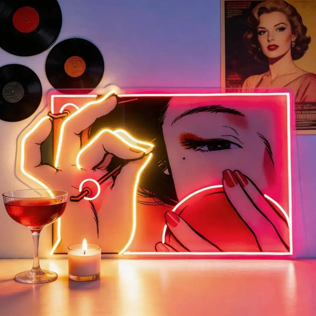 Geisha Girl LED Neon Sign Light Pop Art by VN339
