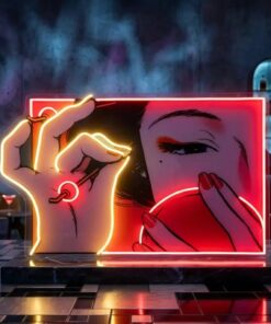 Geisha Girl LED Neon Sign Light Pop Art by VN339