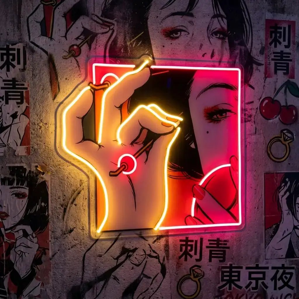 Geisha Girl LED Neon Sign Light Pop Art by VN339