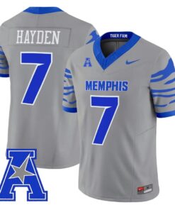 Dallan Hayden Jersey #7 Memphis Tigers 2026 Vapor Limited All Stitched by My Store NCAA Football Jerseys