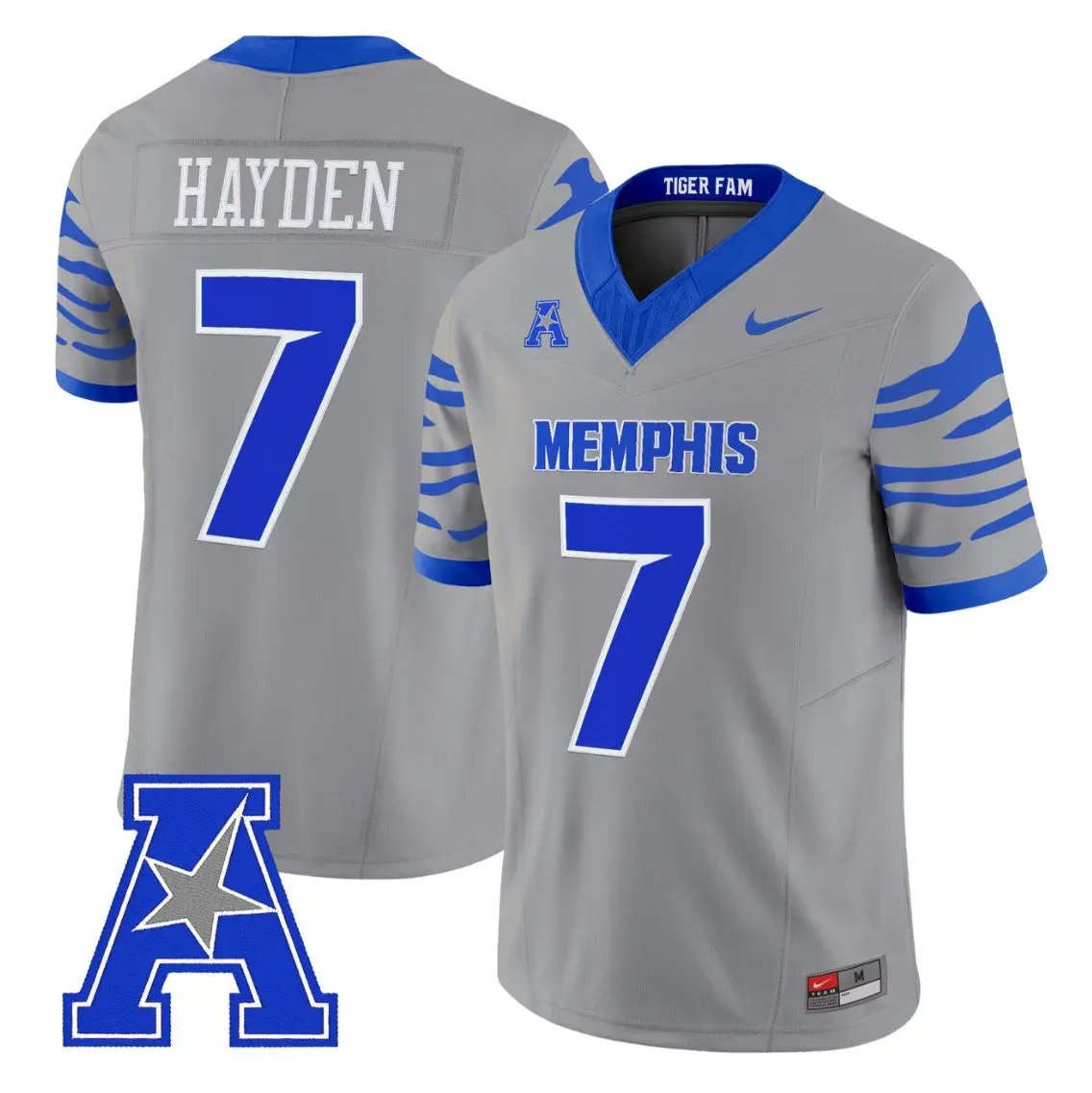 Dallan Hayden Jersey #7 Memphis Tigers 2026 Vapor Limited All Stitched by My Store NCAA Football Jerseys