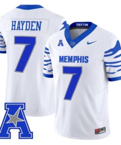 Dallan Hayden Jersey #7 Memphis Tigers 2026 Vapor Limited All Stitched by My Store NCAA Football Jerseys