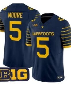 Dante Moore Jersey #5 Oregon Ducks 1916 Throwback 2026 Stitched by My Store NCAA Football Jerseys