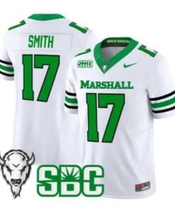 Daytione Smith Jersey #17 Marshall Thundering Herd Stitched by My Store NCAA Football Jerseys