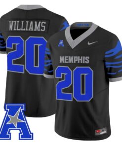 DeAngelo Williams Jersey #20 Memphis Tigers 2026 Vapor Limited Stitched by My Store NCAA Football Jerseys