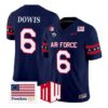 Dee Dowis Jersey #6 Air Force Falcons 2026 Freedom 250 Vapor Stitched - Top Design Fan Dee Dowis Jersey #6 Air Force Falcons 2026 Freedom 250 Vapor Stitched