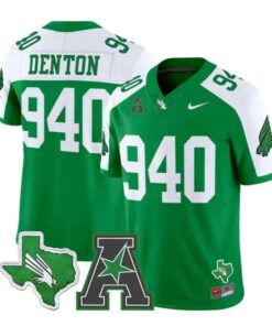 Denton Jersey #940 North Texas Mean Green 2026 Vapor All Stitched by My Store NCAA Football Jerseys