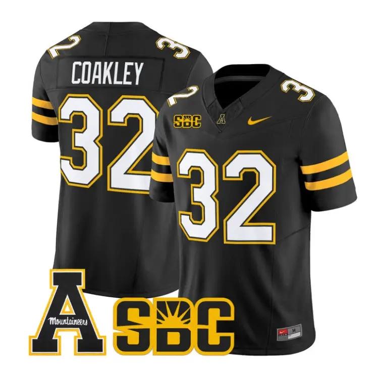 Dexter Coakley Jersey #32 App State Mountaineers 2026 Vapor Stitched by My Store NCAA Football Jerseys